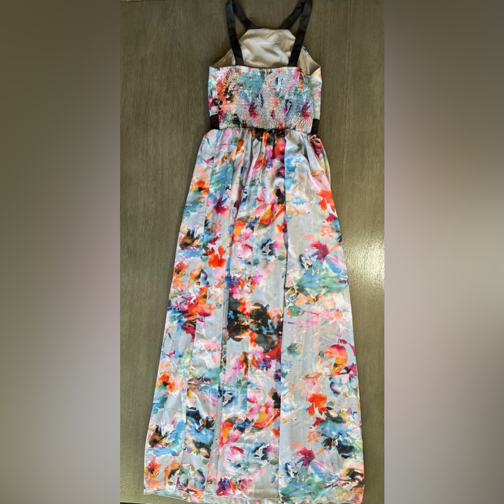Pastel Floral Maxi Dress Halter Top 8 Little Mistress - Picture 3 of 10